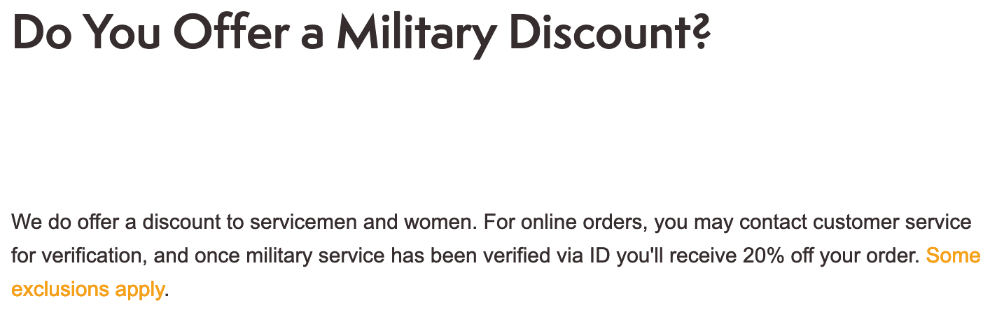 Timberland Military Discount - 20% Off 