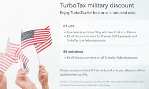 which turbotax products are free for military